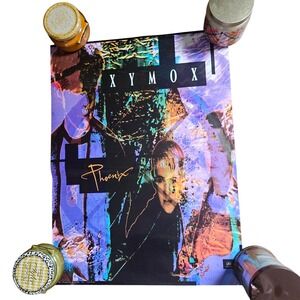 Xymox Phoenix 1991 Promo Album Poster 18x24‎ PolyGram Records Synth-pop